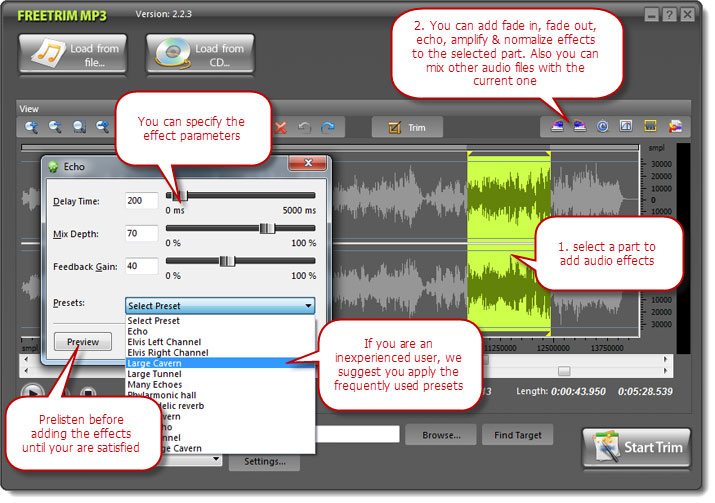 Apply Audio Effects